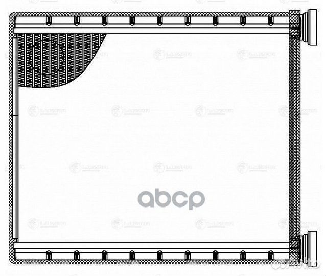 Радиаторы отопителя LRh 1940 LRH1940 luzar