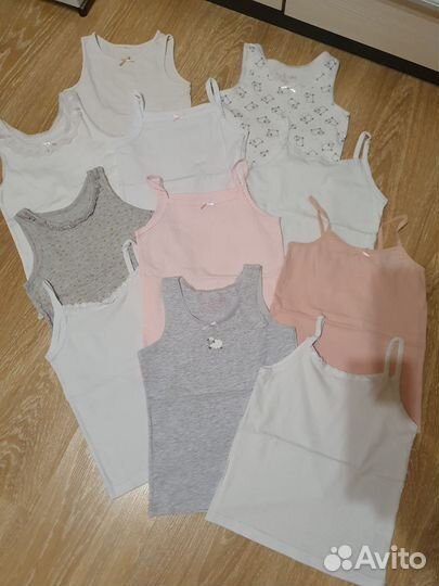Большой пакет одежды на девочку размер 110-116
