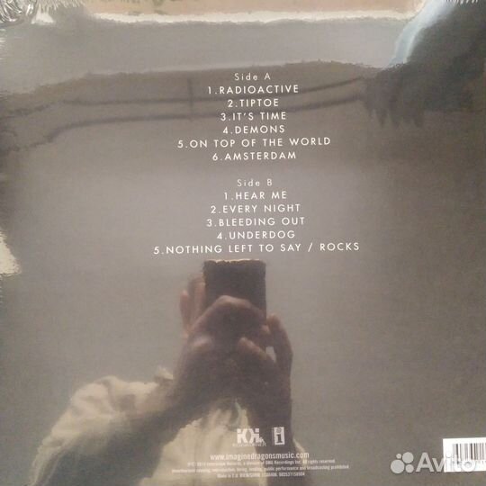 Виниловая пластинка imagine dragons