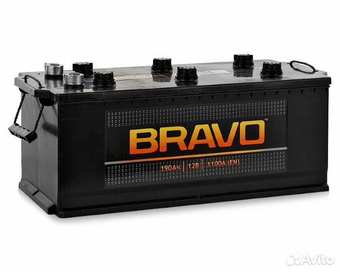 Аккумулятор Bravo 190Ач на камаз/Маз