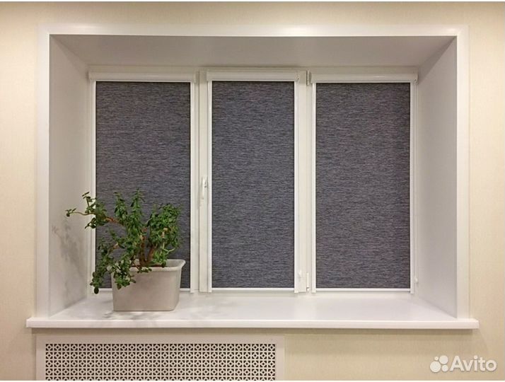 Кассетные жалюзи, рулонные шторы