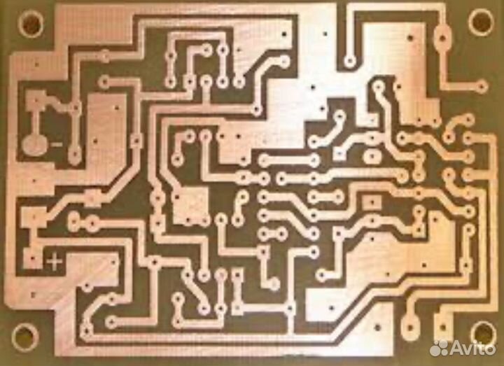 Печатная плата усилителя