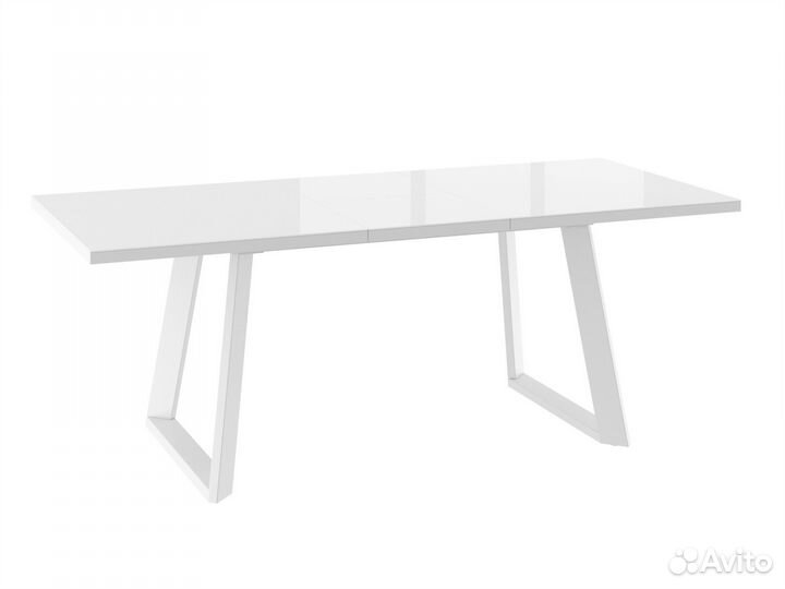 Стол прямоугольный loft LUX-160 160+45*90 белый