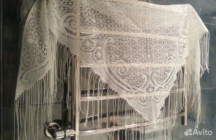 Платок, шаль, косынка с бахромой, шарф, кашне СССР