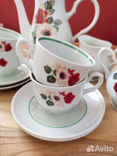 Кофейный сервиз СССР фарфор