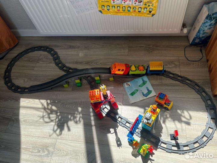 Lego duplo большой поезд 10508