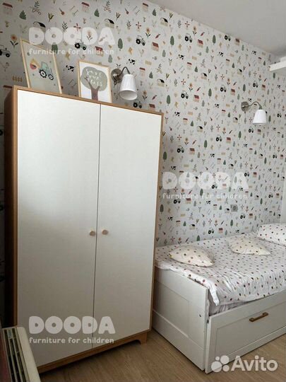 Шкаф детский Тофу без ящиков разивающая мебель