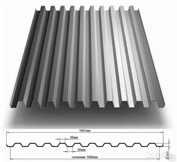 Пофнастил / профлист