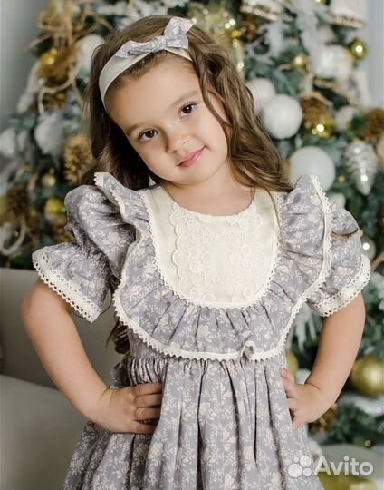 Нарядное платье для девочки 104