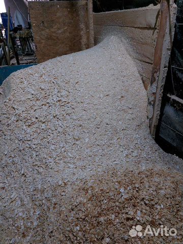 Опилки стружка в мешках