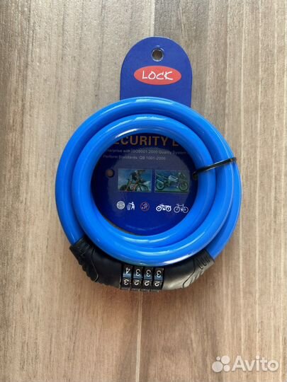Замок с ключом велосипедный противоугонный