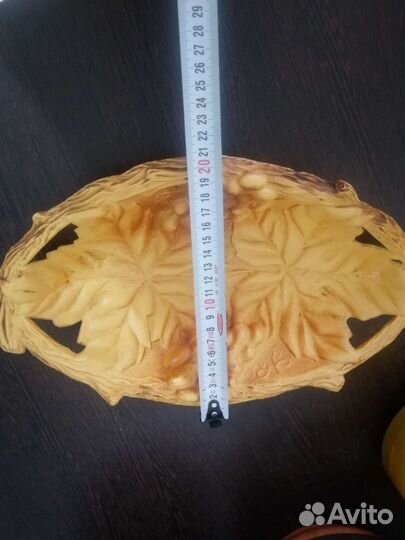 Фруктовница хлебница сухарница поднос виноград