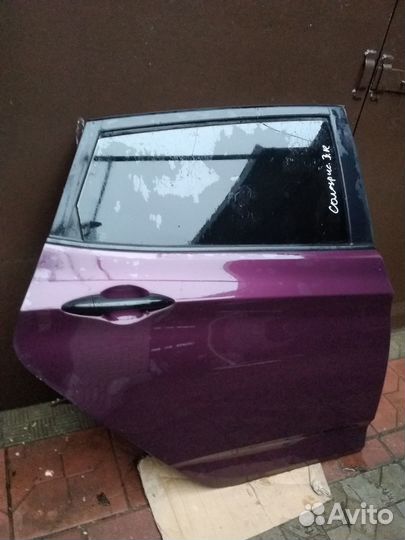 Hyundai Solaris дверь оригинал. хэтчбек