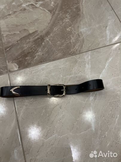 Ремень женский натураный кожаный