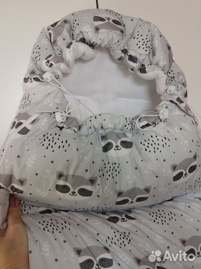 Конверт зимний для новорожденного