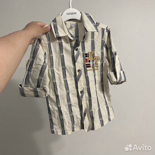 Рубашки новые 4-5 лет