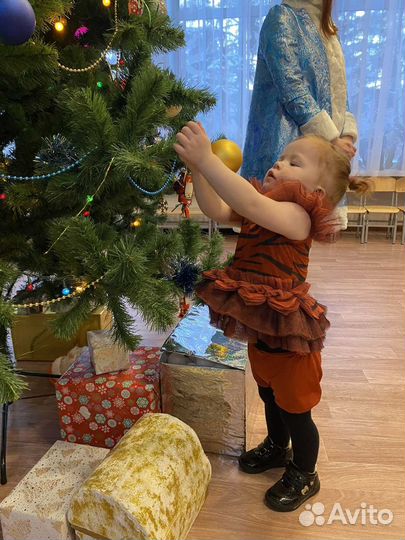 Новогодний костюм для девочки 80 86 92