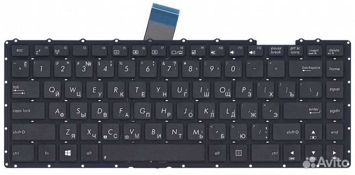Клавиатура Asus X450 чёрная, OEM