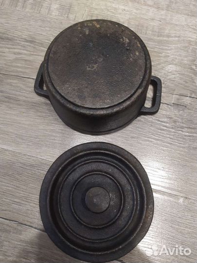 Порционная чугунная кастрюлька 250 мл
