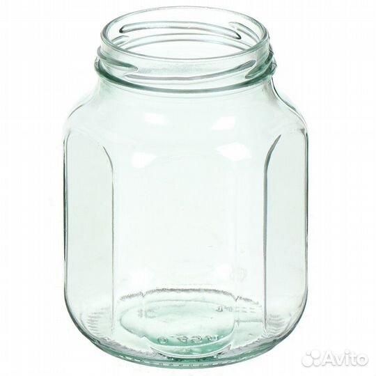 Банки стеклянные 450 мл Грани с крышками 60 шт