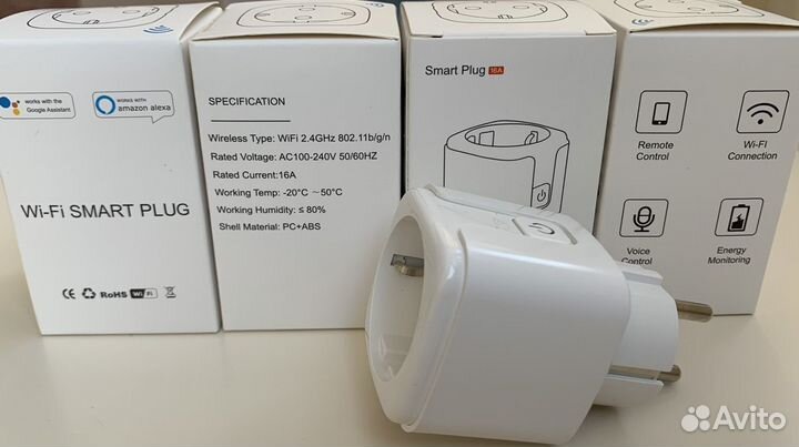 Умная Wi-Fi розетка с голосовым управлением