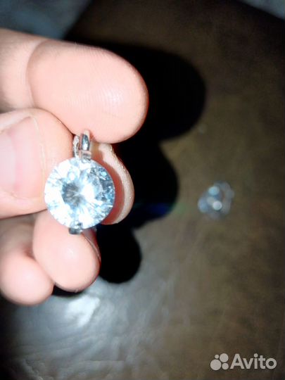 Серьги и кольцо серебро