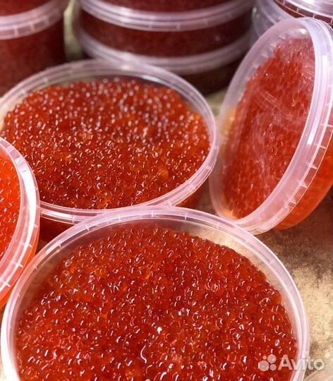 Красная икра горбуши