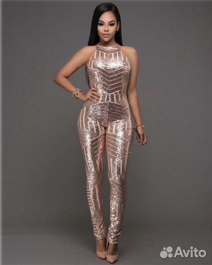 Комбинезон женский вечерний с бирками новый