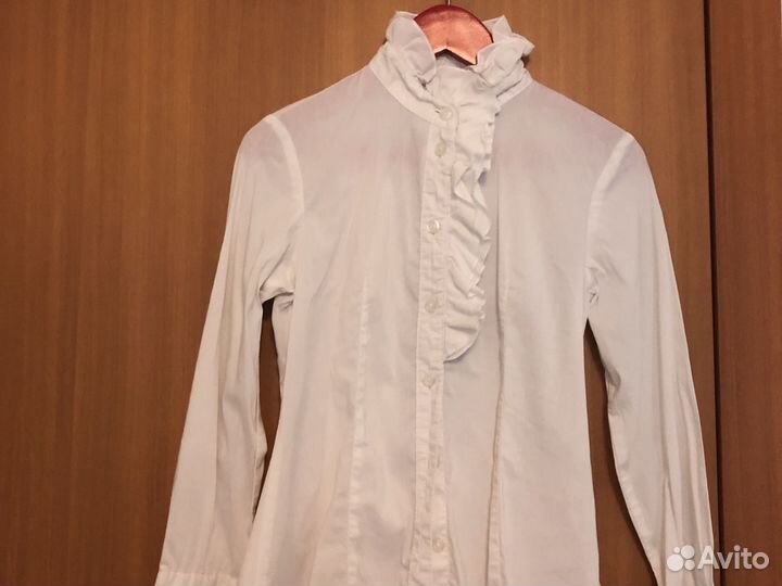 Блузки школьные, много 122-152