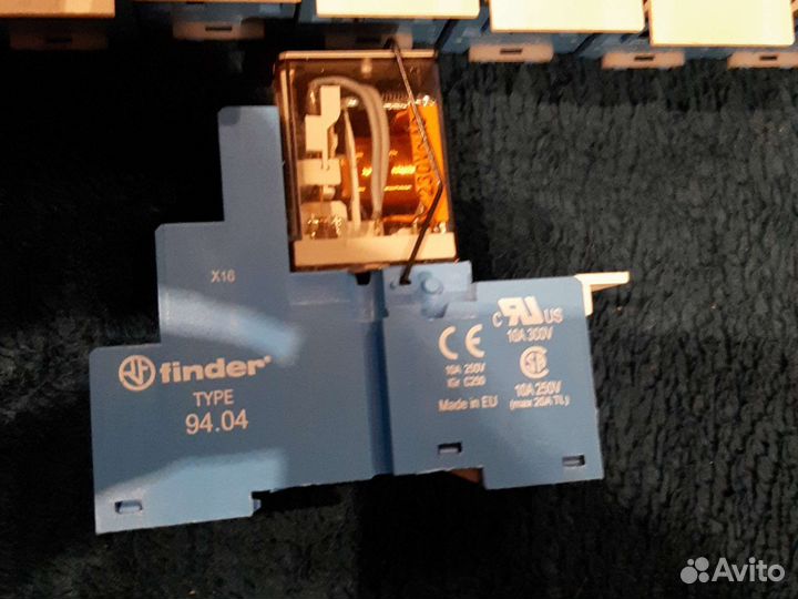 Розетка под реле finder 94.04; 95.05. Реле к ним