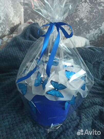 Сладкие подарки, букеты из бабочек, боксы