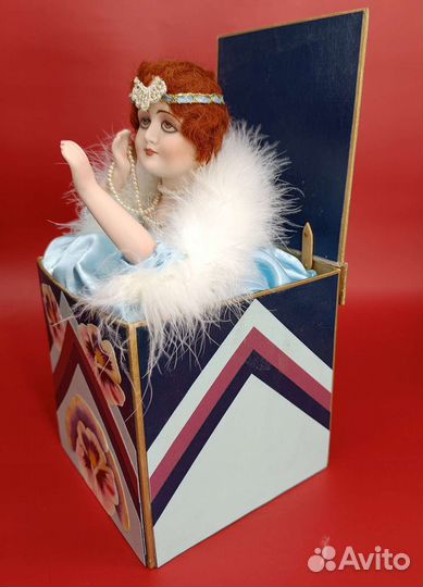 Авторская кукла - половинка. Шарманка. США