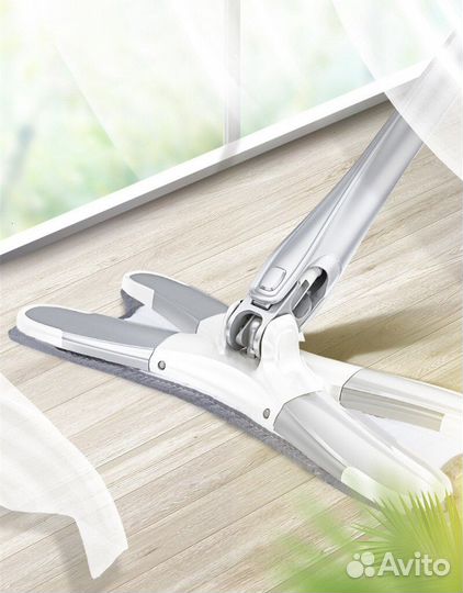 Х-образная швабра для мытья полов с отжимом