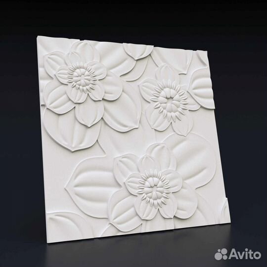 Гипсовая 3D панель 