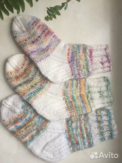 Носочки шерстяные