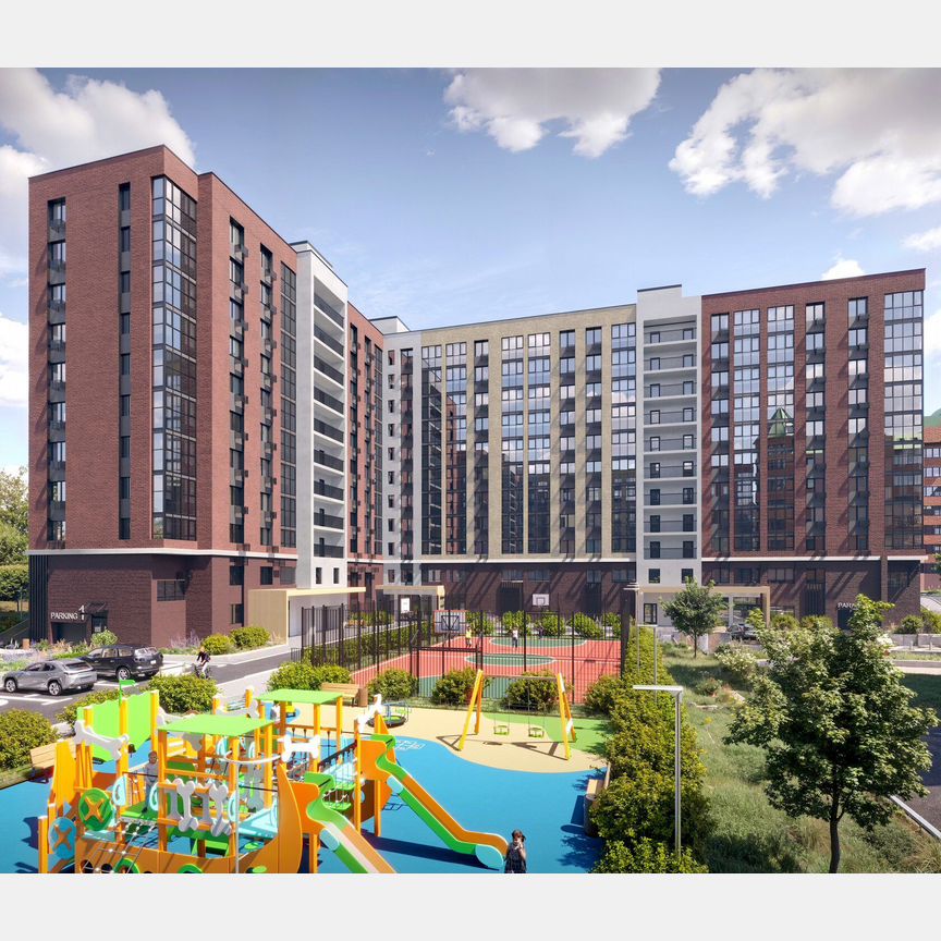 2-к. квартира, 53 м², 1/10 эт.