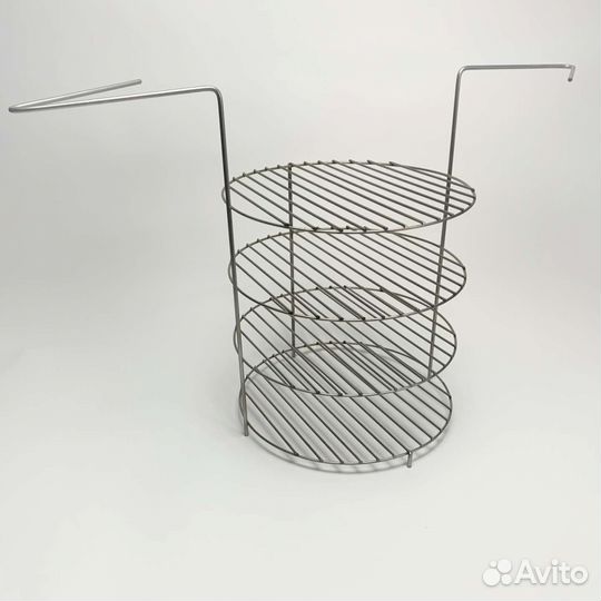 Этажерка для тандыра 4-х ярусная, 29 см (усы)