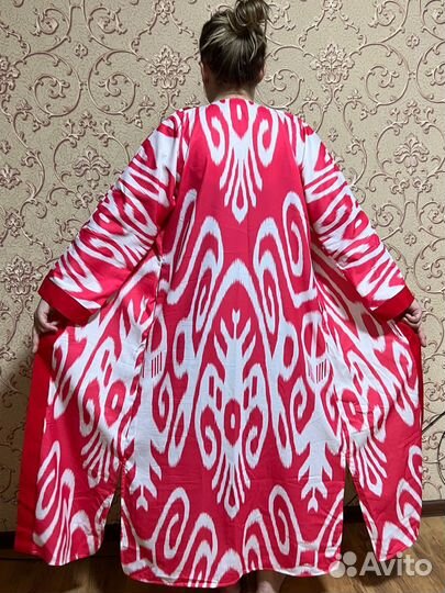 Узбекская абайя. Женский халат. Чапан. Накидка