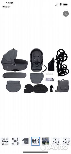 Коляска bebetto torino tex 2