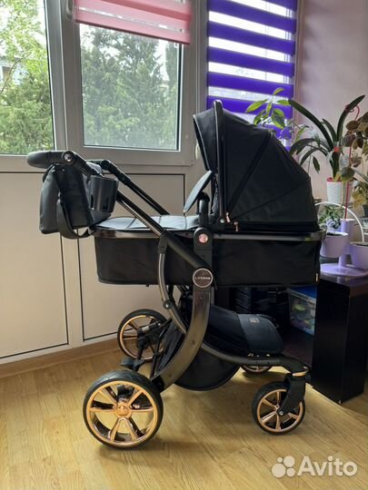 Коляска трансформер 3 в 1 luxmom 608