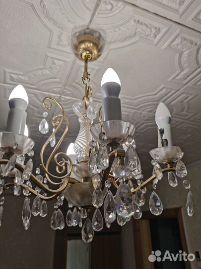 Хрустальная люстра СССР