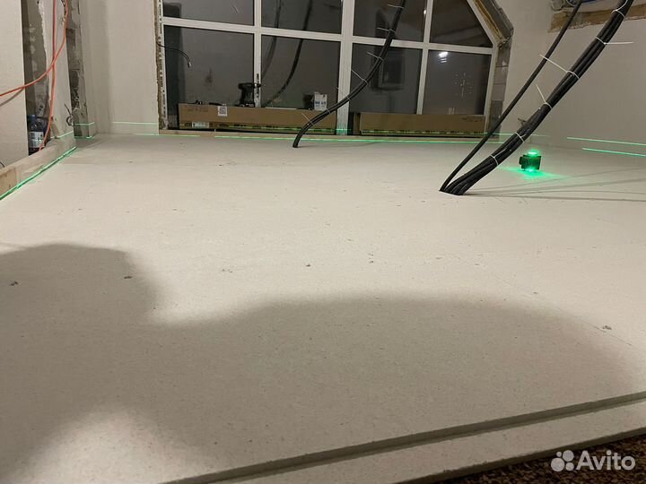 Сухая стяжка пола (Knauf супер пол)