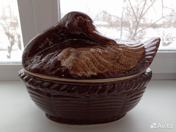 Горшок керамический утятница