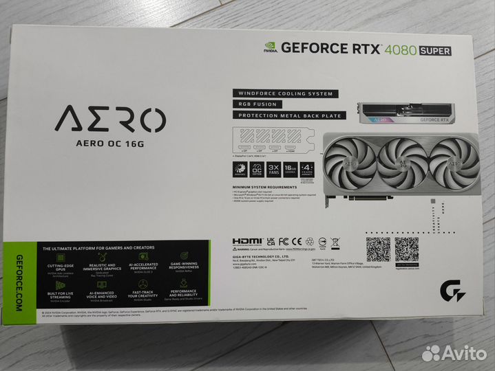 Видеокарта rtx 4080 super