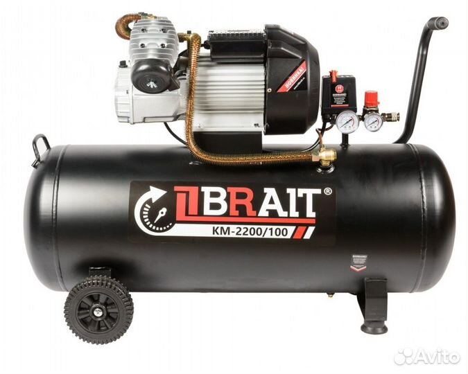 Компрессор воздушный brait KM-2200/100