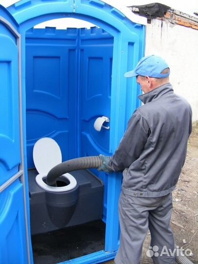 Аренда биотуалетов и кабин. Обслуживание. Мойка