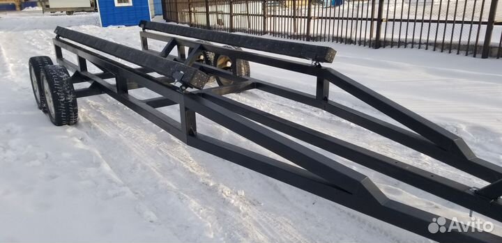 Прицеп для лодки, яхты катера портовая телега НДС