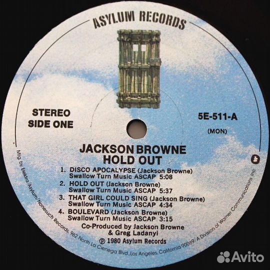 Jackson Browne / Hold Out (LP)