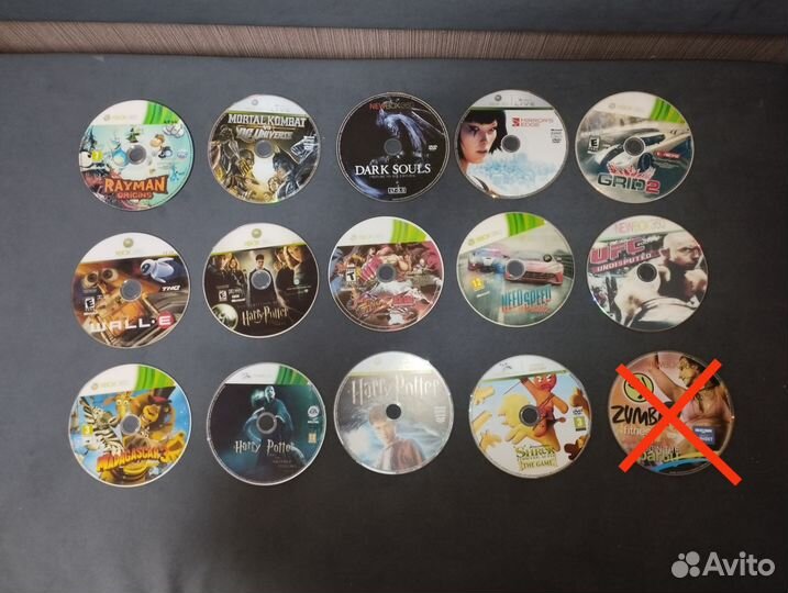 Диски с играми на xbox 360