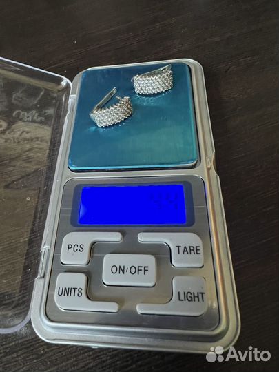 Серебряные серьги